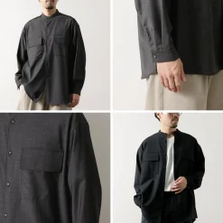 WHITE MOUNTAINEERING Shirts^/ Stretch Band Collar Shirt