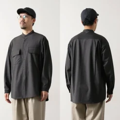 WHITE MOUNTAINEERING Shirts^/ Stretch Band Collar Shirt