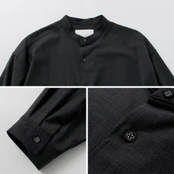 WHITE MOUNTAINEERING Shirts^/ Stretch Band Collar Shirt