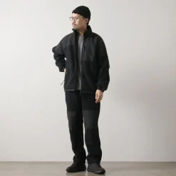 WHITE MOUNTAINEERING Trousers^/ WILD THINGS Collaboration Fleece Pants black