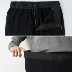 WHITE MOUNTAINEERING Trousers^/ WILD THINGS Collaboration Fleece Pants black