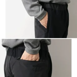 WHITE MOUNTAINEERING Trousers^/ WILD THINGS Collaboration Fleece Pants black