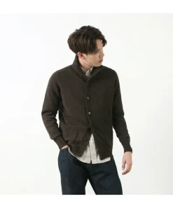 WILLIAM LOCKIE Cardigans^/ Lambs Wool Turtleneck Cardigan