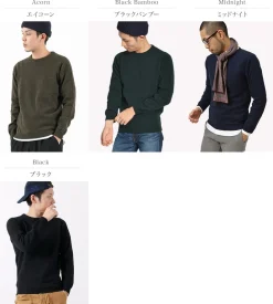 WILLIAM LOCKIE Knits^/ Lambswool crew neck knit