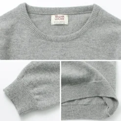 WILLIAM LOCKIE Knits^/ Lambswool crew neck knit
