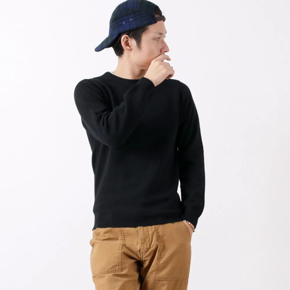 WILLIAM LOCKIE Knits^/ Lambswool crew neck knit