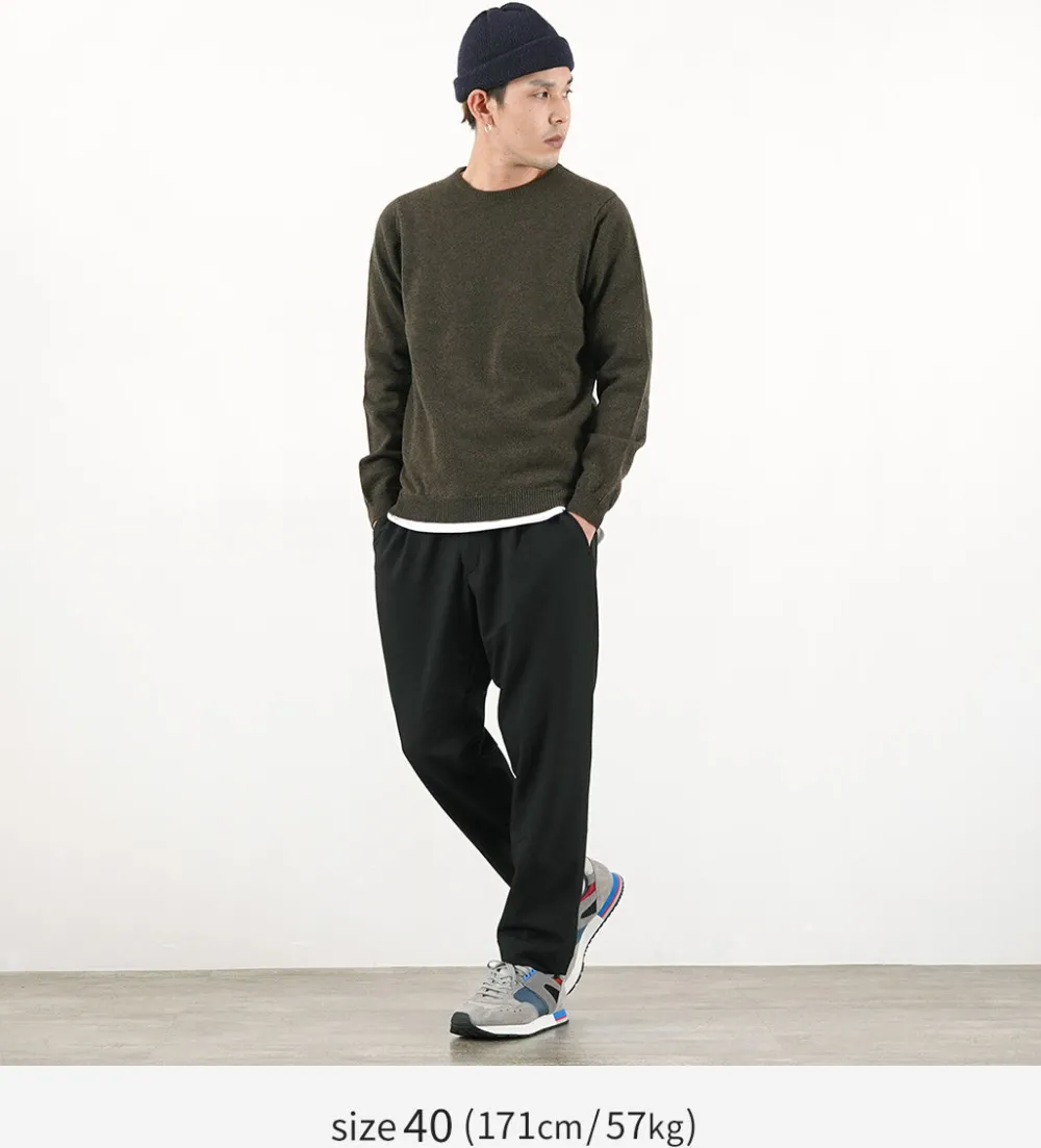 WILLIAM LOCKIE Knits^/ Lambswool crew neck knit