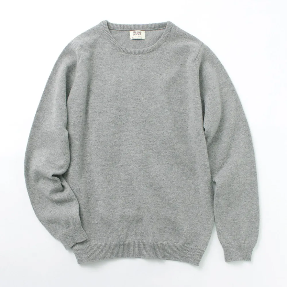 WILLIAM LOCKIE Knits^/ Lambswool crew neck knit