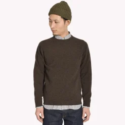 WILLIAM LOCKIE Knits^/ Lambswool crew neck knit