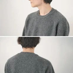 YONETOMI NEW BASIC Knits^/ Circle Knit Pullover