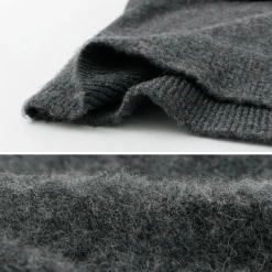 YONETOMI NEW BASIC Knits^/ Circle Knit Pullover