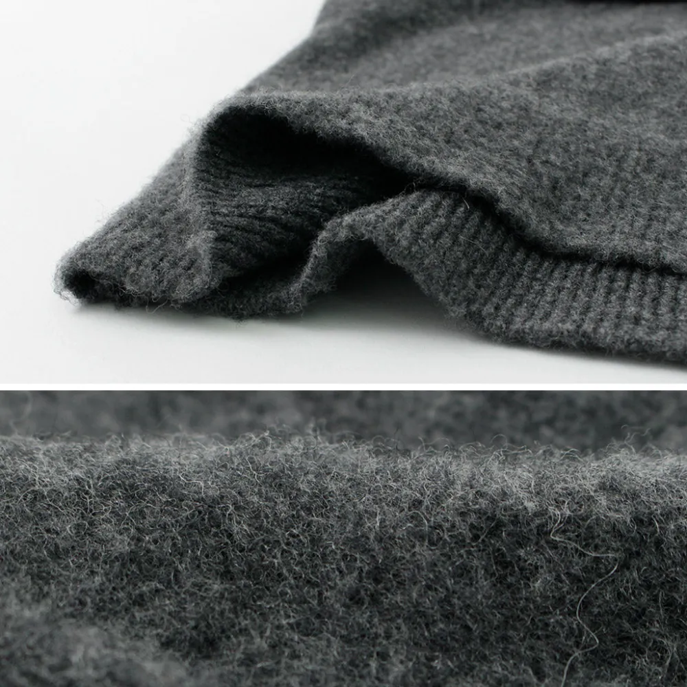 YONETOMI NEW BASIC Knits^/ Circle Knit Pullover