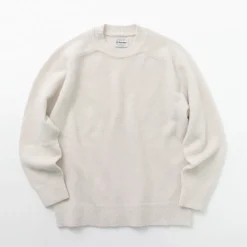 YONETOMI NEW BASIC Knits^/ Circle Knit Pullover