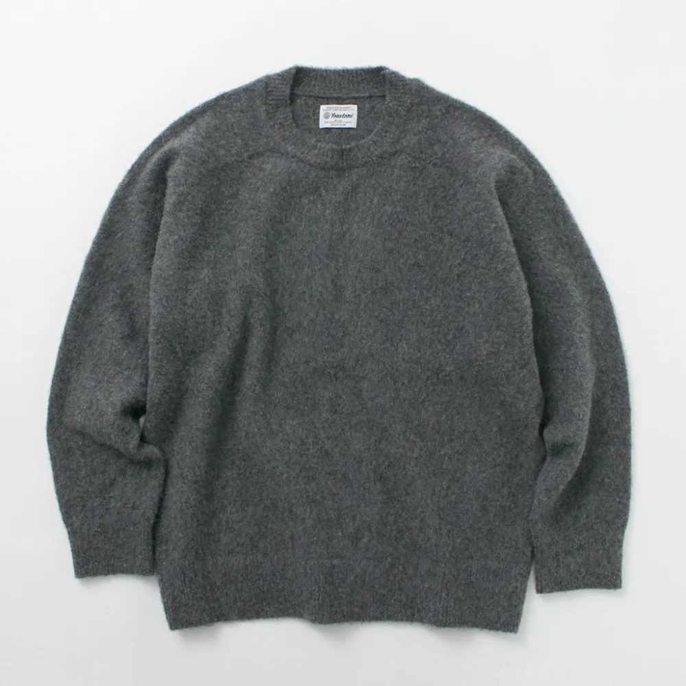 YONETOMI NEW BASIC Knits^/ Circle Knit Pullover