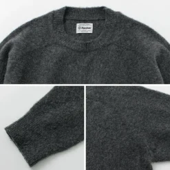 YONETOMI NEW BASIC Knits^/ Circle Knit Pullover