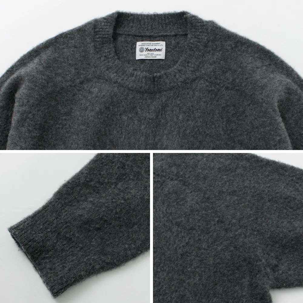YONETOMI NEW BASIC Knits^/ Circle Knit Pullover