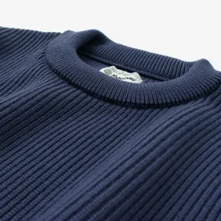 YONETOMI NEW BASIC Knits^/ Extra Fine Wool Ribbed Knit Pullover