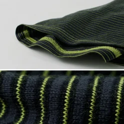 YONETOMI NEW BASIC T-Shirts^/ Garment Dye Striped T-Shirt