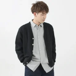 YONETOMI NEW BASIC Cardigans^/ Gima Cotton Cardigan