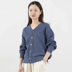 YONETOMI NEW BASIC Cardigans^/ Gima Cotton Cardigan