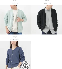 YONETOMI NEW BASIC Cardigans^/ Gima Cotton Cardigan
