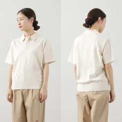 YONETOMI NEW BASIC T-Shirts^/ Light Wave Cotton Knit PO