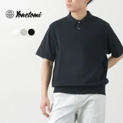 YONETOMI NEW BASIC T-Shirts^/ Light Wave Cotton Knit PO