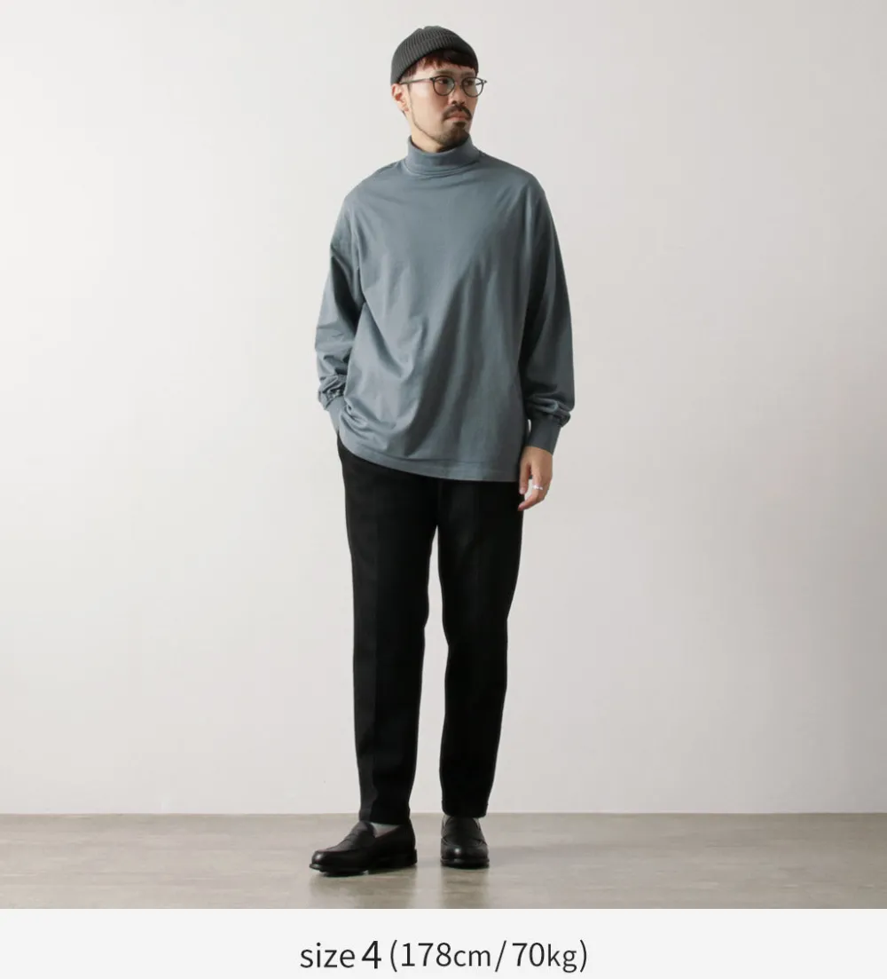 YONETOMI NEW BASIC T-Shirts^/ NEW BASIC GARMENT DYE T-SHIRT TURTLE NECK