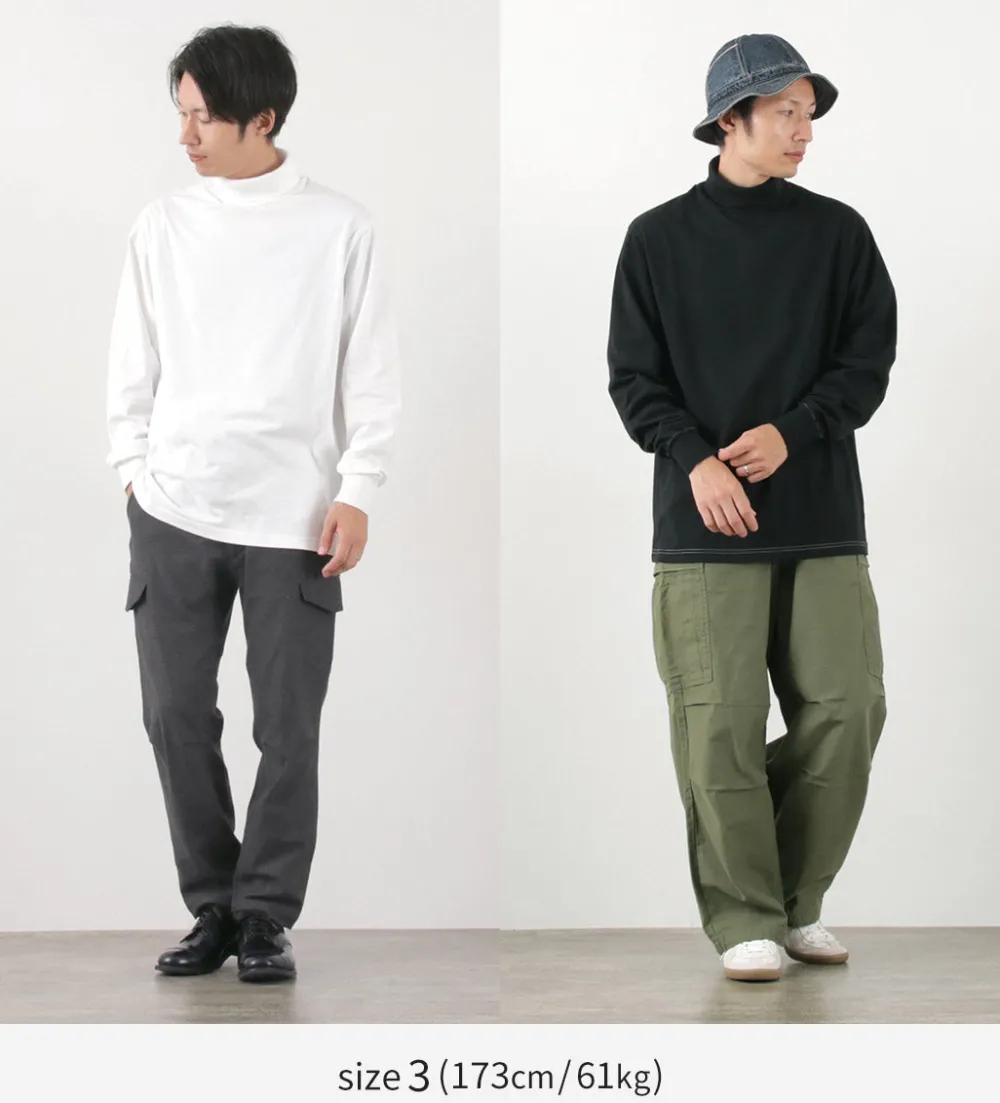 YONETOMI NEW BASIC T-Shirts^/ NEW BASIC GARMENT DYE T-SHIRT TURTLE NECK