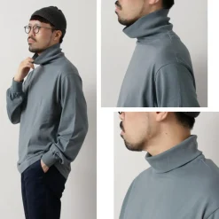 YONETOMI NEW BASIC T-Shirts^/ NEW BASIC GARMENT DYE T-SHIRT TURTLE NECK