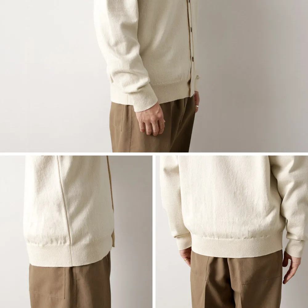 YONETOMI NEW BASIC Cardigans^/ Rigid Cashmere Knit Cardigan kinari
