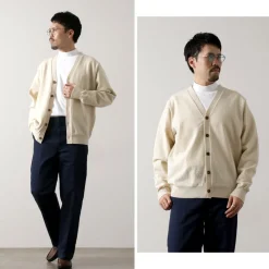 YONETOMI NEW BASIC Cardigans^/ Rigid Cashmere Knit Cardigan kinari