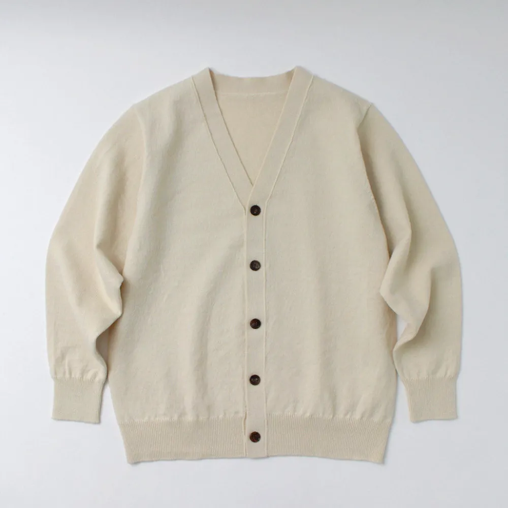 YONETOMI NEW BASIC Cardigans^/ Rigid Cashmere Knit Cardigan kinari