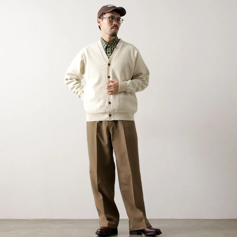 YONETOMI NEW BASIC Cardigans^/ Rigid Cashmere Knit Cardigan kinari