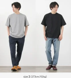 YONETOMI NEW BASIC T-Shirts^/ Side Round body knitted T-shirt