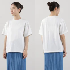 YONETOMI NEW BASIC T-Shirts^/ Side Round body knitted T-shirt