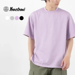 YONETOMI NEW BASIC T-Shirts^/ Side Round body knitted T-shirt