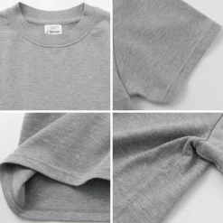 YONETOMI NEW BASIC T-Shirts^/ Side Round body knitted T-shirt