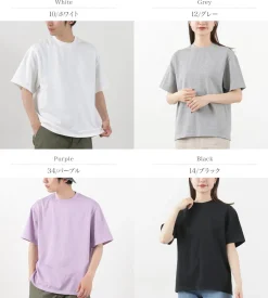 YONETOMI NEW BASIC T-Shirts^/ Side Round body knitted T-shirt