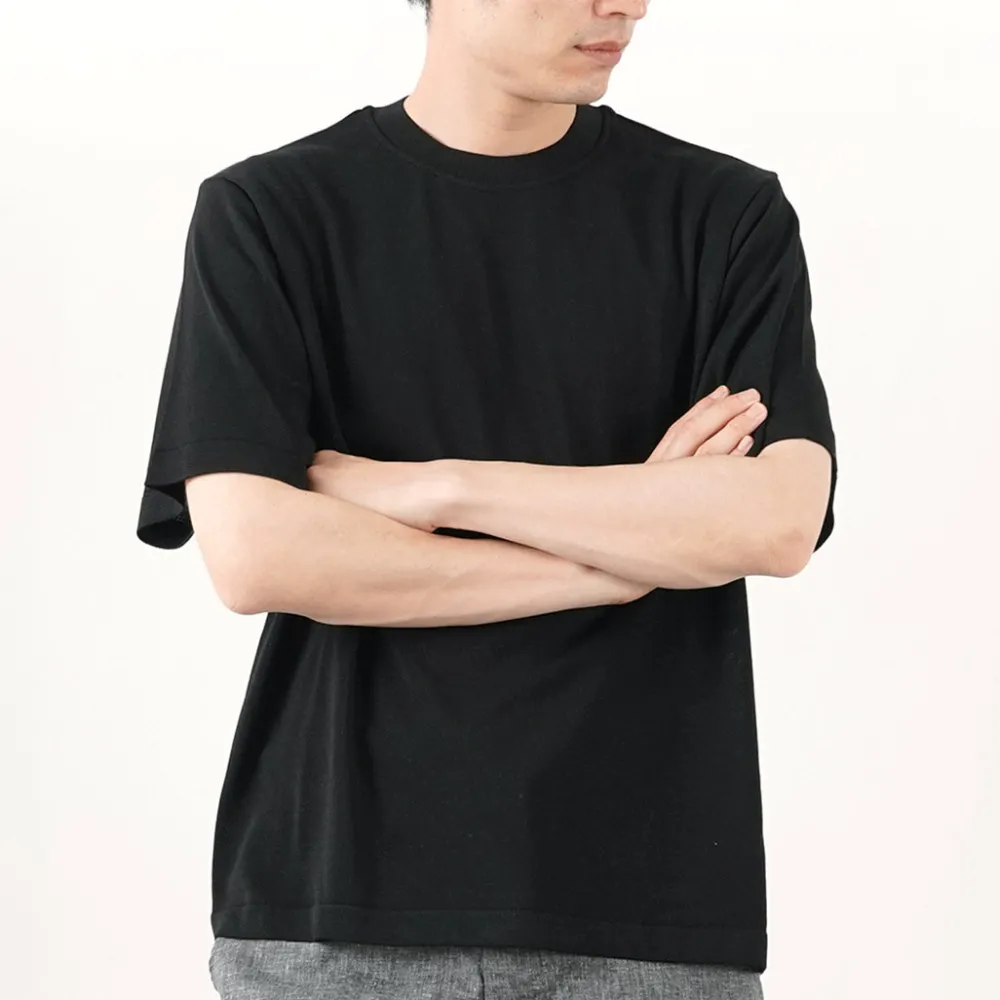 YONETOMI NEW BASIC T-Shirts^/ Silk Knit T-Shirt