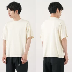YONETOMI NEW BASIC T-Shirts^/ Silk Knit T-Shirt