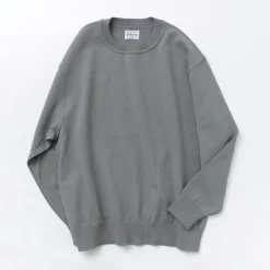 YONETOMI NEW BASIC Knits^/ Wave Cotton Knit Pullover