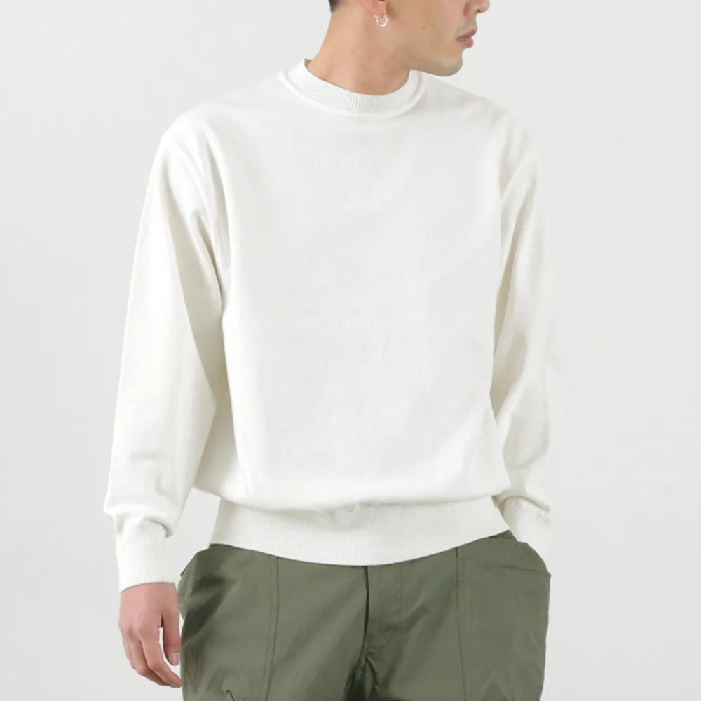 YONETOMI NEW BASIC Knits^/ Wave Cotton Knit Pullover
