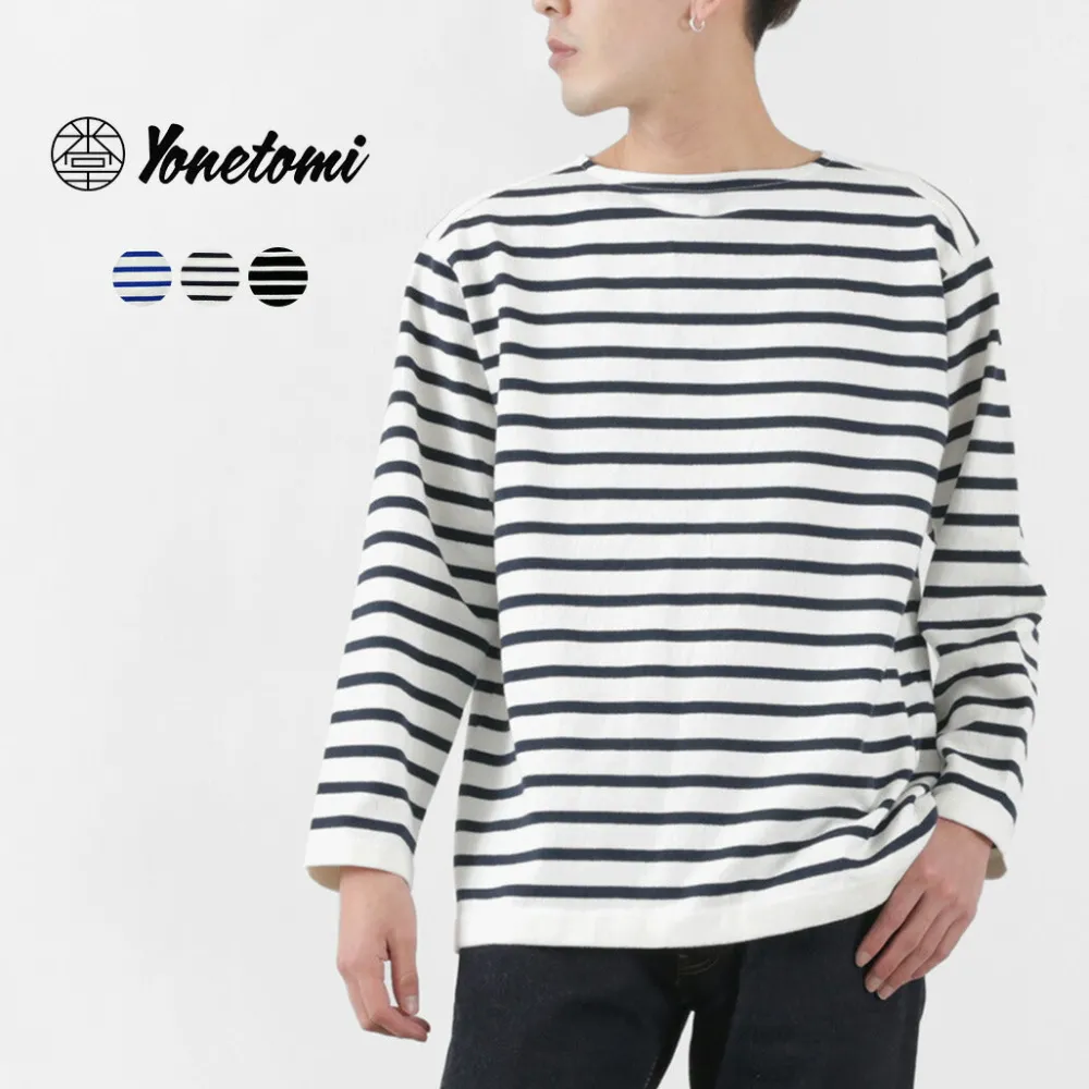 YONETOMI NEW BASIC T-Shirts^/ Wave Cotton Basque Knit Pullover