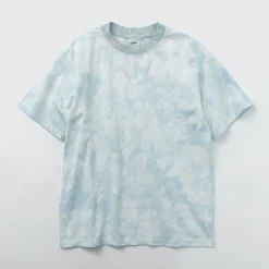 YONETOMI NEW BASIC T-Shirts^/ Yonetomi×Watanabes garment dye T-shirt lightblue