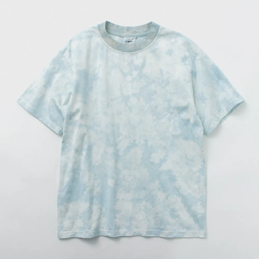 YONETOMI NEW BASIC T-Shirts^/ Yonetomi×Watanabes garment dye T-shirt lightblue
