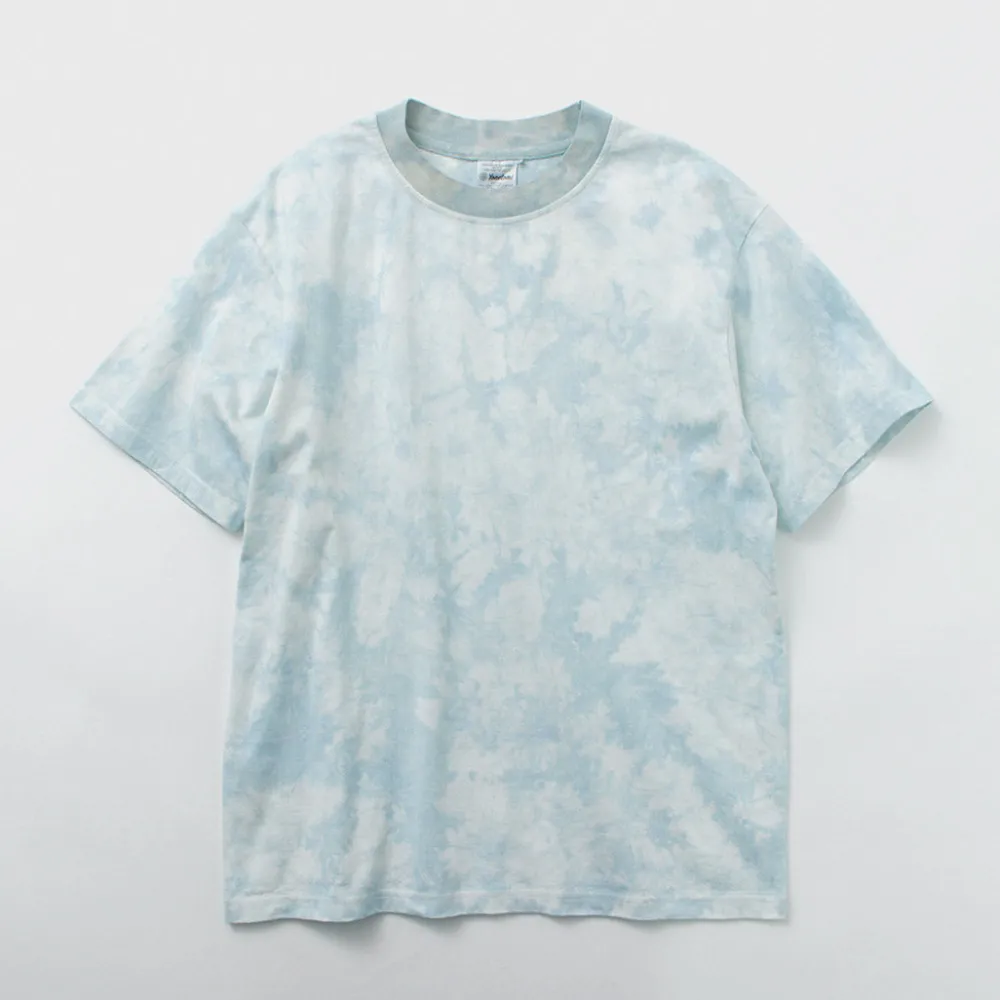 YONETOMI NEW BASIC T-Shirts^/ Yonetomi×Watanabes garment dye T-shirt lightblue