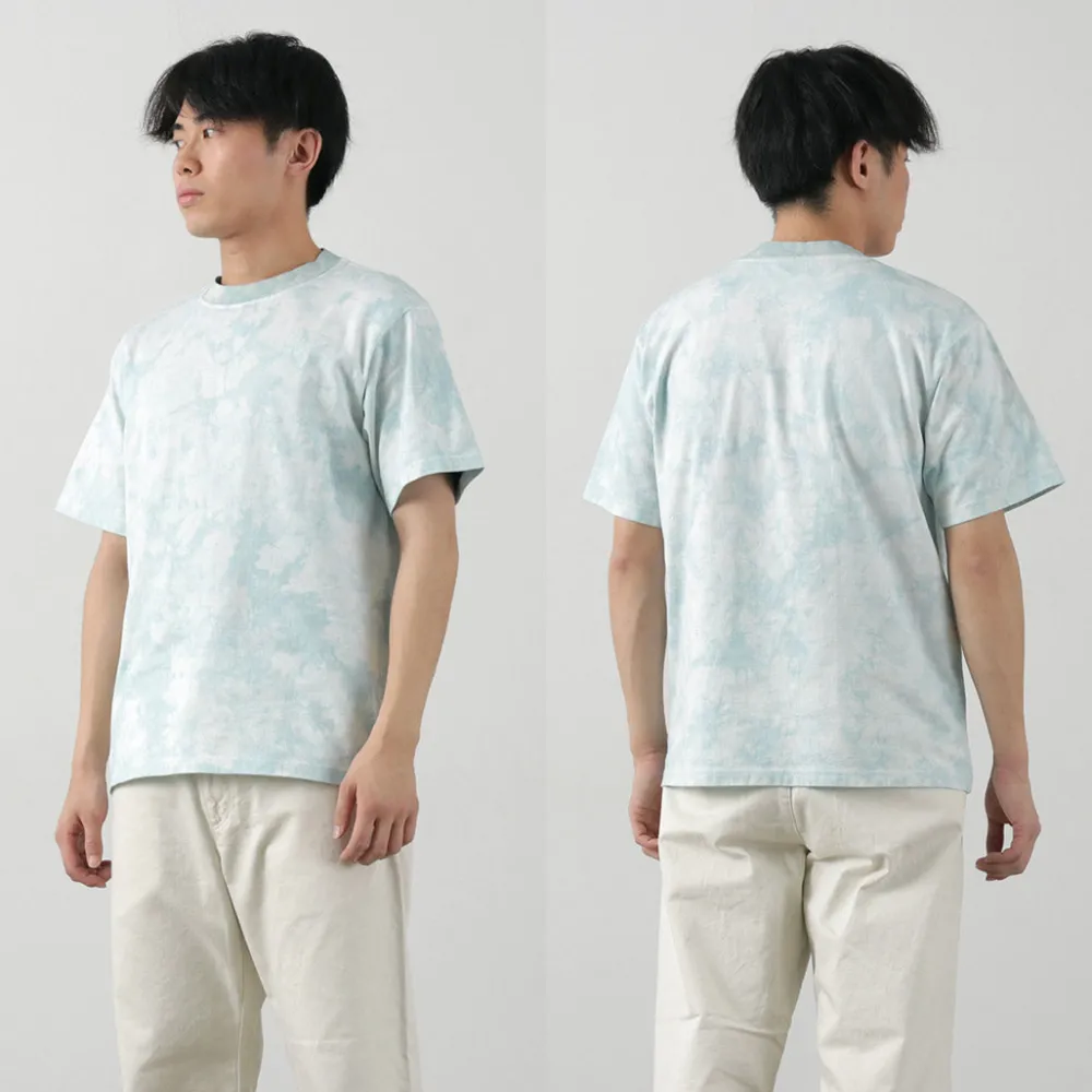 YONETOMI NEW BASIC T-Shirts^/ Yonetomi×Watanabes garment dye T-shirt lightblue