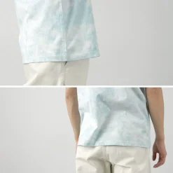 YONETOMI NEW BASIC T-Shirts^/ Yonetomi×Watanabes garment dye T-shirt lightblue